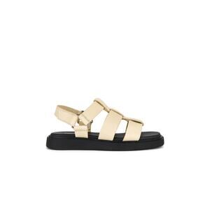 Vagabond Shoemakers 'Connie' Off White Leather Sandal Size 8